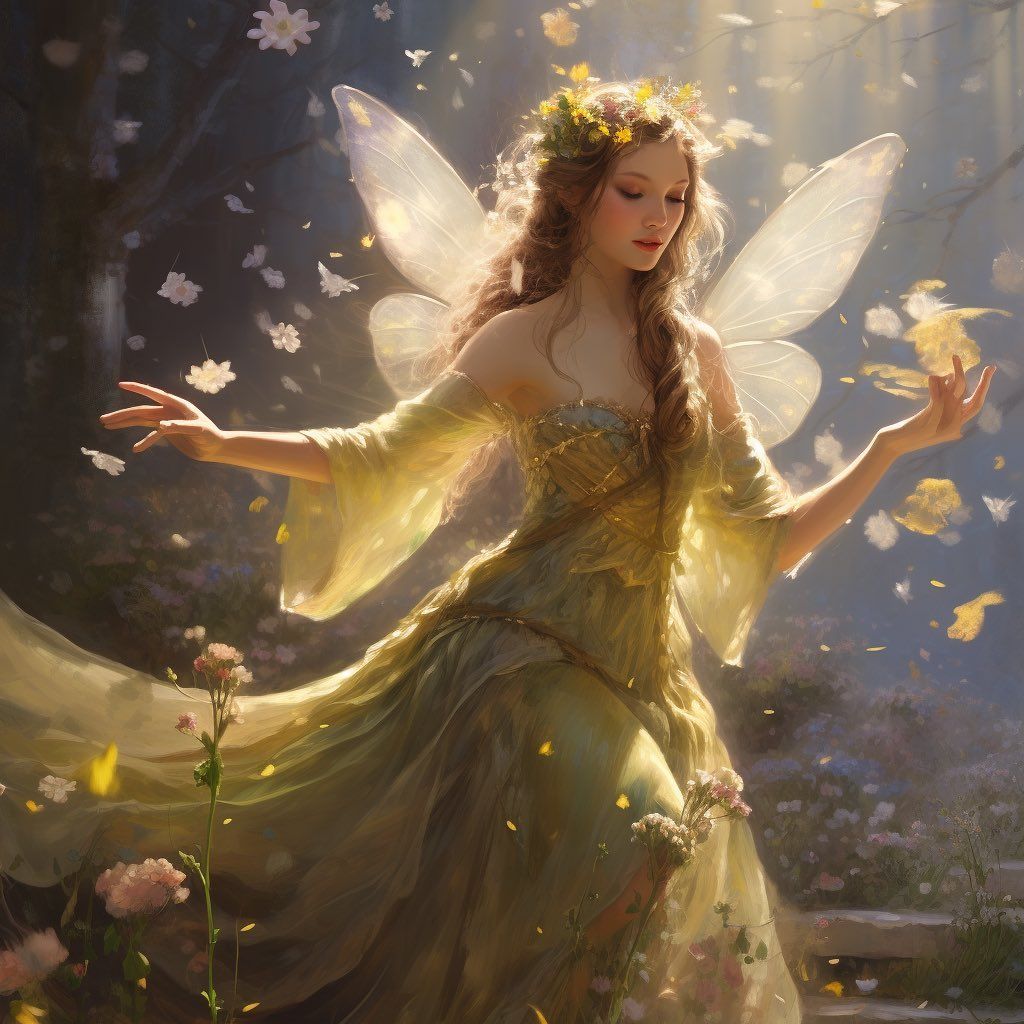 Blossom Waltz in the Enchanted Garden